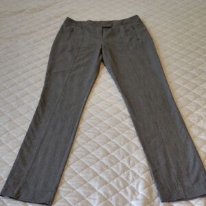 Worthington Gray Straight Leg Pants Professional Wear
